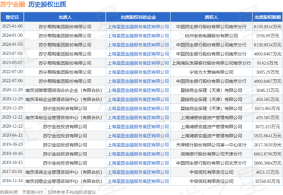 蘇寧金融股權(quán)出質(zhì)8138萬(wàn)元，金融信息技術(shù)外包業(yè)務(wù)前景引關(guān)注